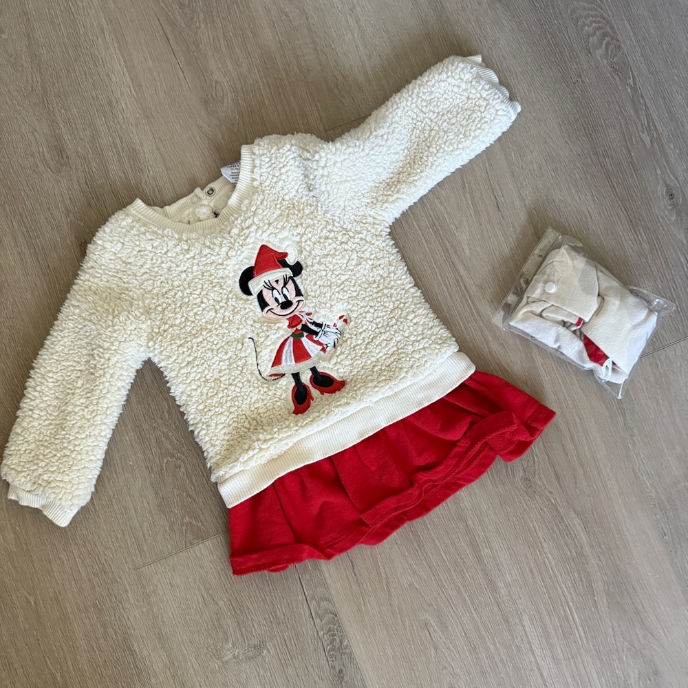 Disney Baby Cream Fleece Outfit